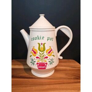 McCoy Pottery Cookie Pot Cookie Jar 204 Made in USA 12" Tall